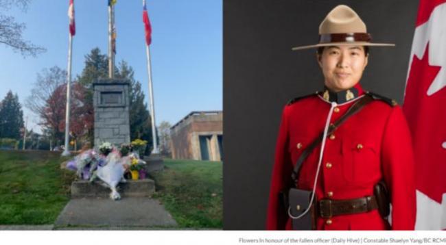 加拿大华裔女警殉职 葬礼超2千人送她最后一程