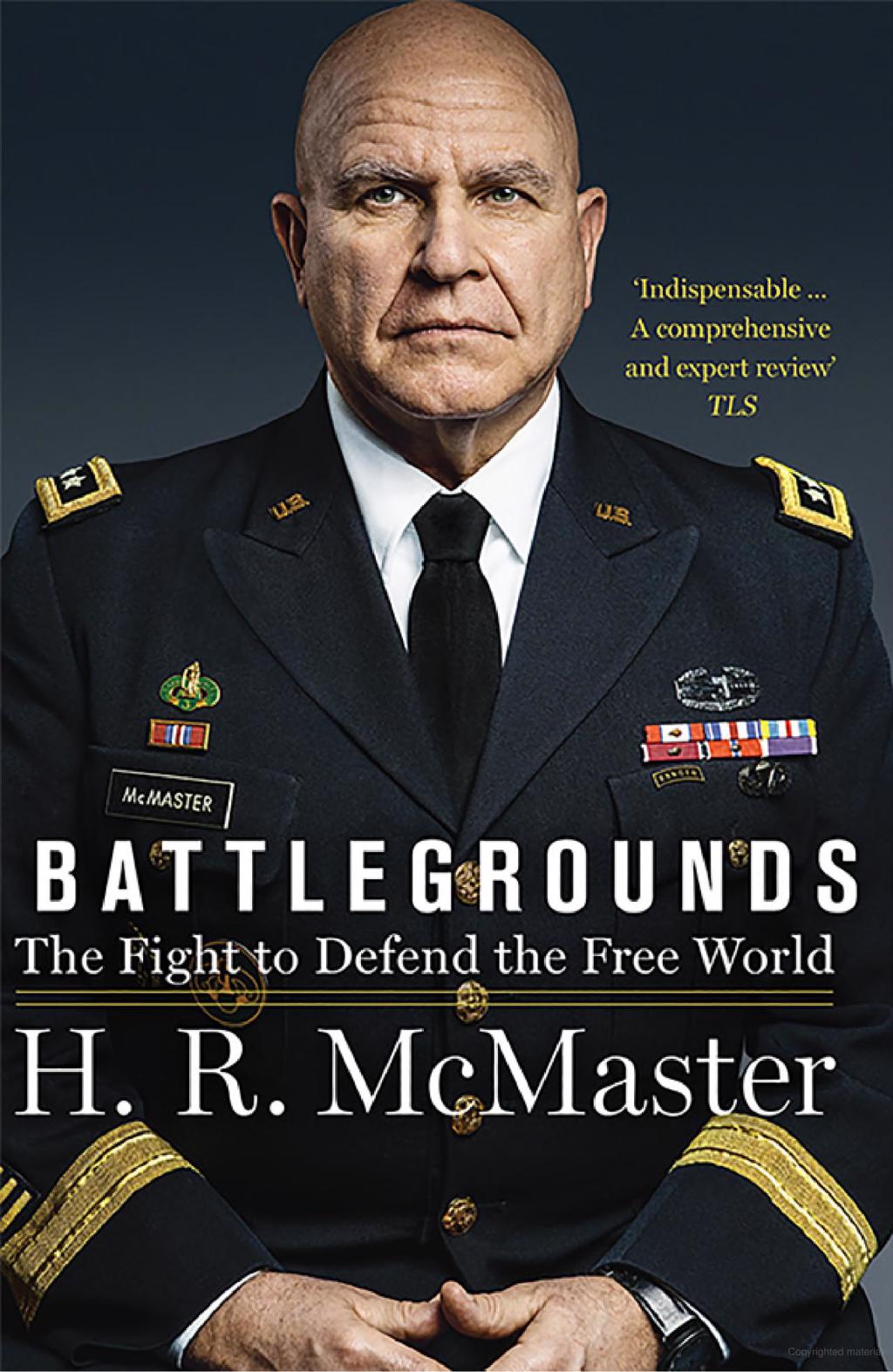 美国陆军中将麦克马斯特拥有美国北卡罗莱纳大学历史学博士学位，他在2020年9月出版的回忆录式著作《战场：保卫自由世界的战斗》，以个人经历讲述美中关係历史性重大转折的几个关键过性过程。（图／Amazon)