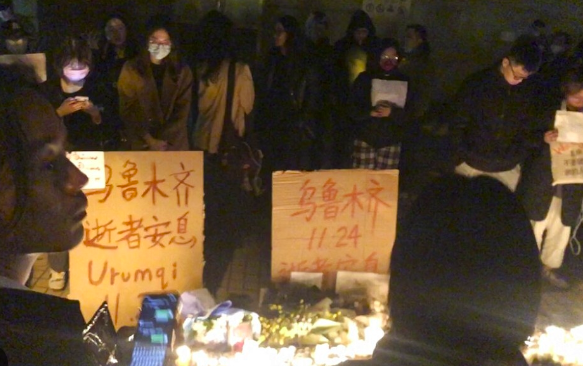 中国抗议潮蔓延武汉北京成都 民众喊出反对独裁