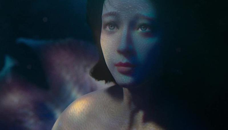 范冰冰在「国王的女儿」演人鱼，都以特效处理后的样貌出现。图／摘自imdb