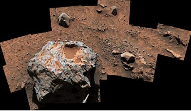 NASA好奇号在火星表面发现金属物体