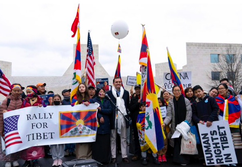 美众议员联藏人团体 抗议中共实施文化种族灭绝