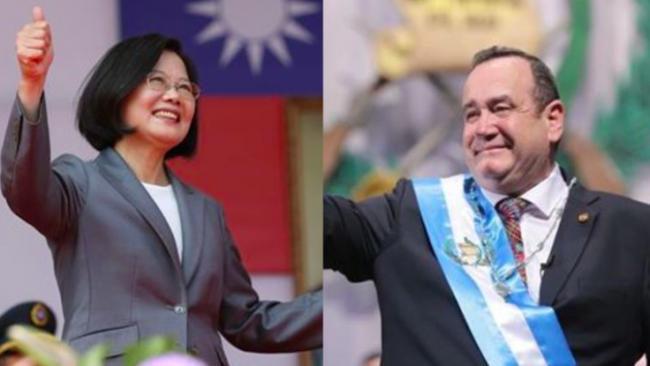 打脸中共 瓜国总统：台湾是主权独立国家