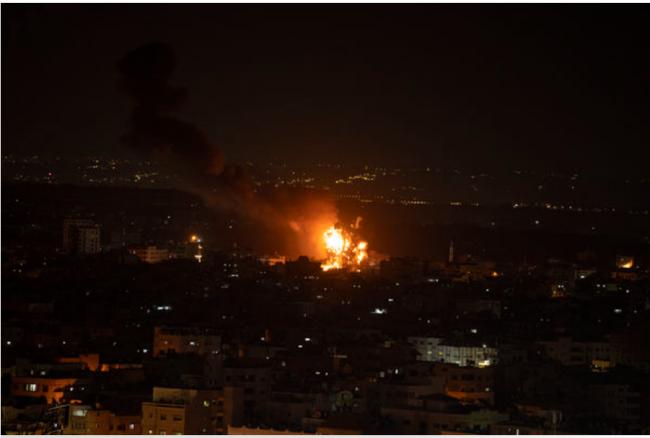 中东紧张加剧！以色列发动反击 出动无人机空袭