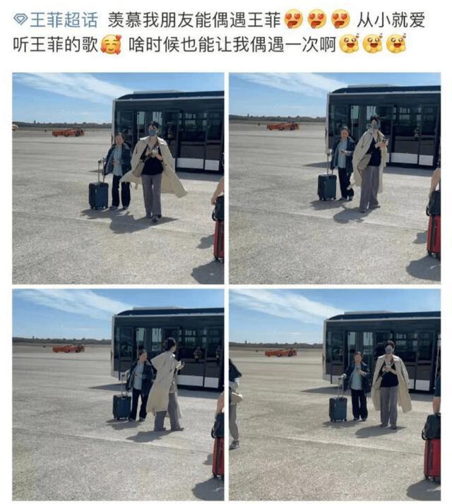 网友偶遇王菲下机场摆渡车 发型风中凌乱