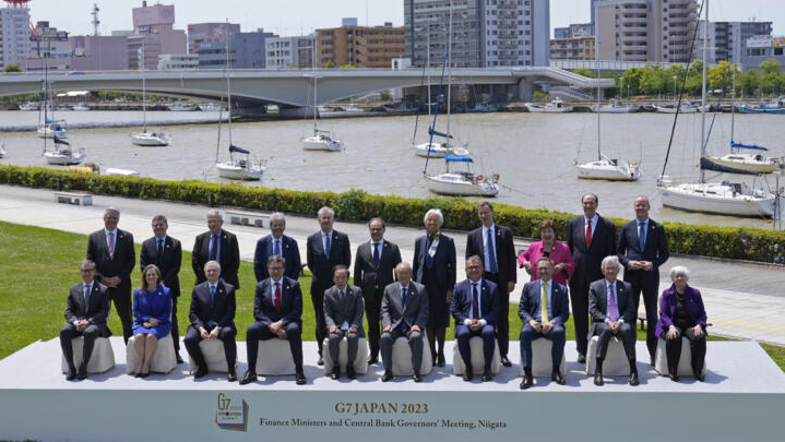 G7财长和央行行长在日本新泻举行的会议2023年5月13日闭幕