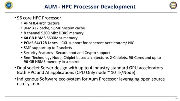 印度推首款本土ARM芯片：5nm工艺 96核