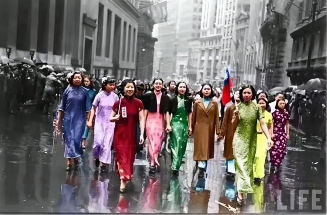 抗战时期，近百张中华民国风貌珍贵彩色照片