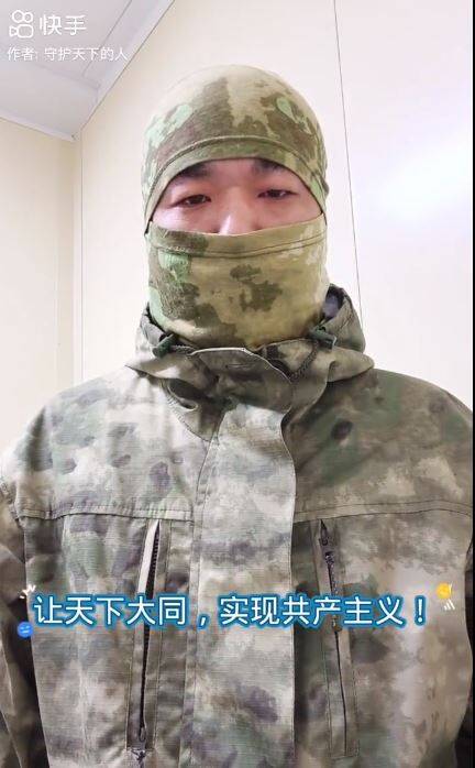 中國人志願加入瓦格納傭兵集團，並將前往戰場的過程中拍下的影片。（圖擷自推特）