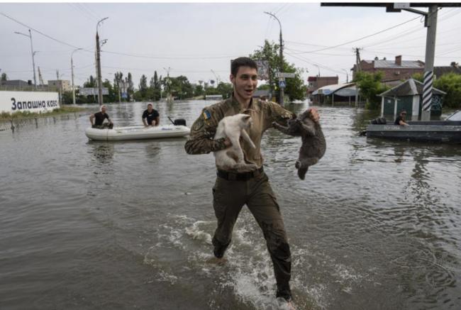 泽伦斯基：水坝受损民众丧命 俄军朝救灾者开火