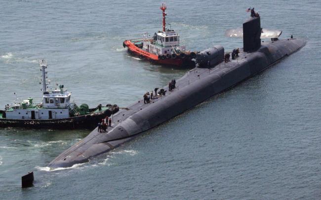 能让‘战斧’弹雨倾盆而下的美国核潜艇来到釜山