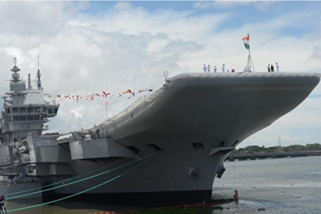 印度双航母演习展示实力 被指领先中共海军