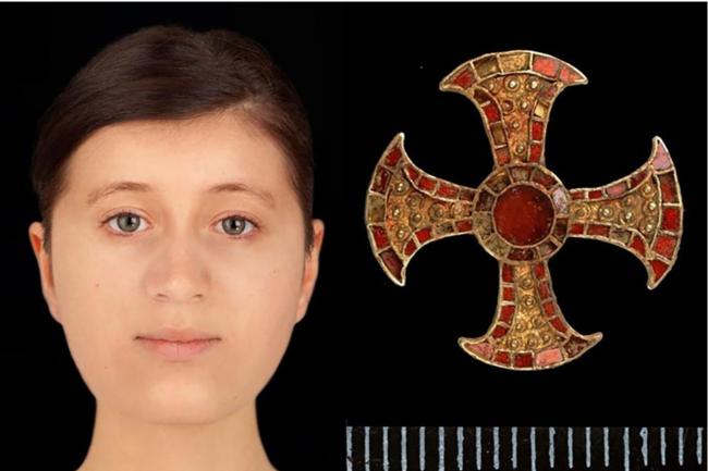 DNA揭开英国新娘真面目 1300年前少女容貌曝光