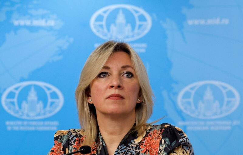 俄国外交部发言人札哈萝娃指出，美国提供乌克兰集束弹药是「绝望之举」，同时也是乌克兰反攻失败的证据。（路透）
