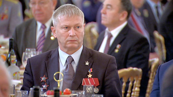 ▲▼瓦格纳高级指挥官安德烈·特罗舍夫（Andrei Troshev）2016年12月9日 出席在俄罗斯克里姆林宫举行的庆祝祖国英雄日（Heroes of Fatherland Day）招待会。（图／路透）
