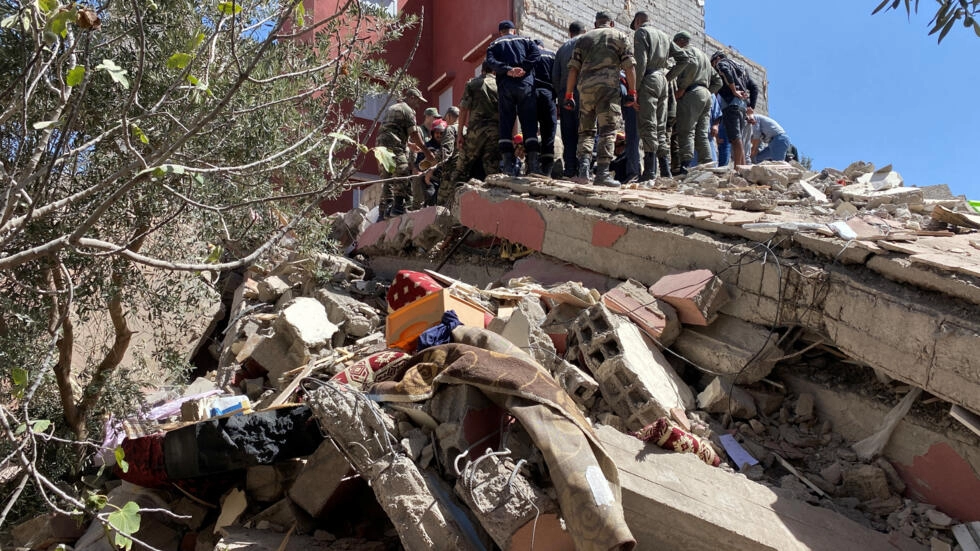摩洛哥强震 至少1037人死