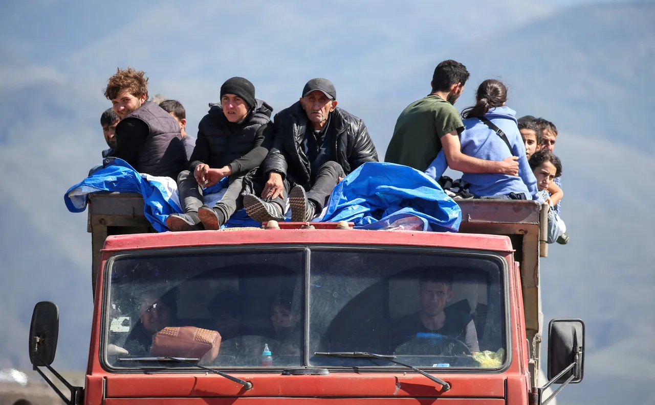 納卡區的12萬名亞美尼亞裔居民幾乎都已逃離家鄉。路透社
