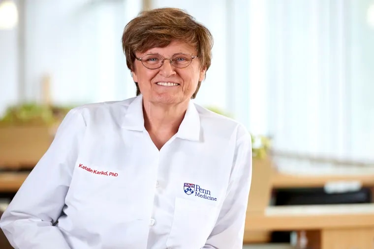Nobel Prize winner Katalin Karik is a Penn scientist who developed mRNA  used in COVID-19 vaccines