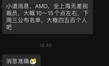 传美半导体巨头AMD中国区裁员 重灾区是…