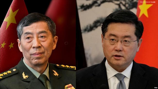 最新：中国防长李尚福和国务委员秦刚双双被免