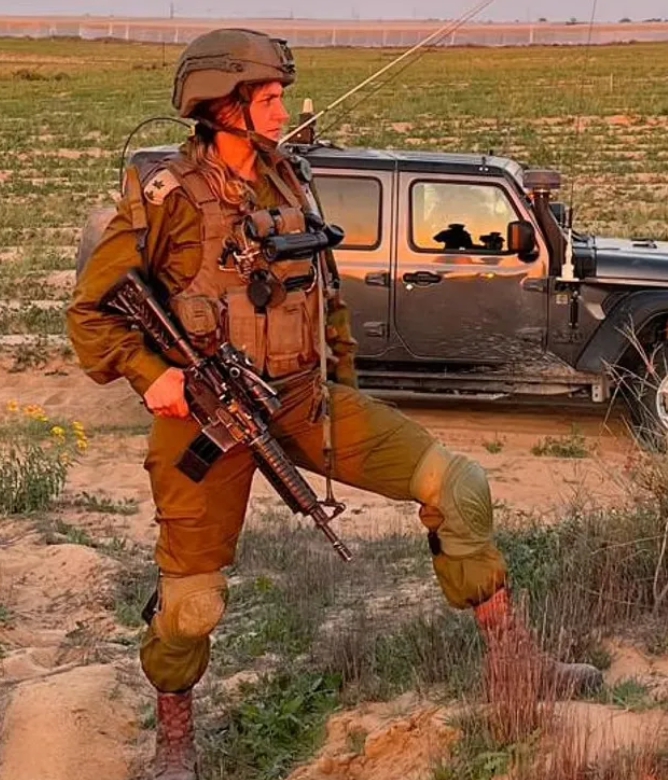 以色列女兵巡視邊境。 圖 : 翻攝自騰訊網/譯言