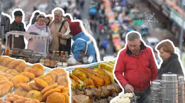 俄罗斯人跨境逛吃 中国大妈人均俄语六级