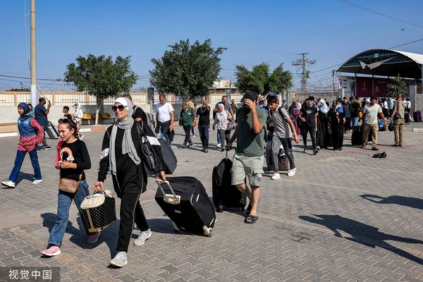 ▲▼ 埃及拉法過境點開放，加薩持外國護照者獲准離開。（圖／CFP）