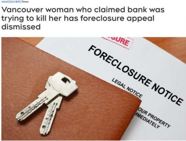 疯了？女子拒付房贷坚信已清零 还称银行想杀她