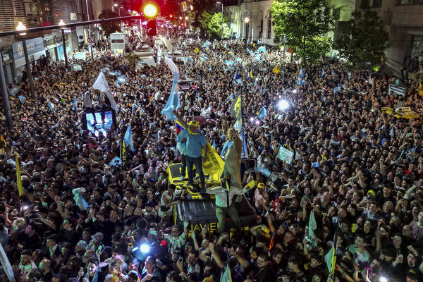 ▲▼阿根廷總統當選人米萊（Javier Milei）將於12月10日就職。（圖／達志影像／美聯社）