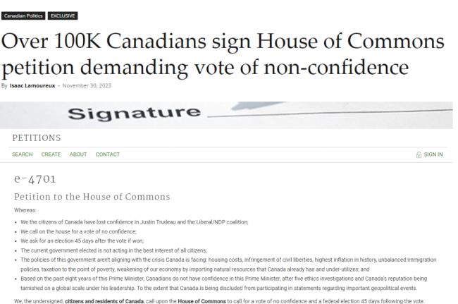 超10万加人签名请愿不信任投票 但不拉政府下台