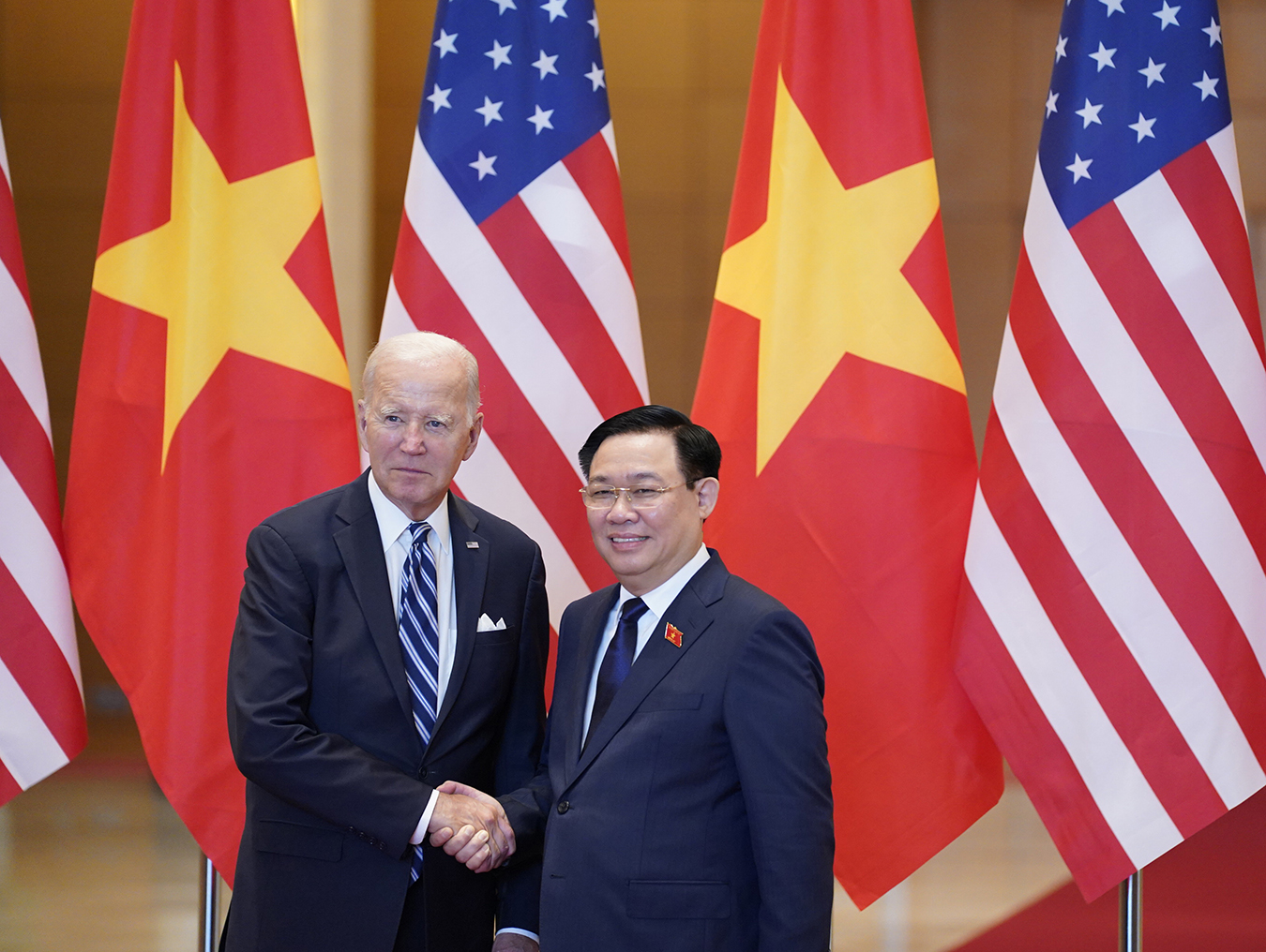 美国总统拜登2023年9月11日访问越南（美联社图片）