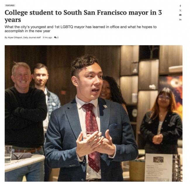 哈佛24岁华裔   从政3年当选美国最年轻市长