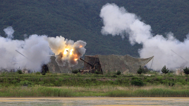 朝鲜发射炮弹 　中国呼吁"克制"