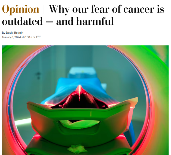观点：我们对癌症的恐惧已过时，有些已有悖事实