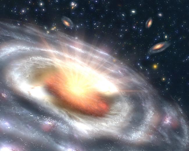 130亿岁 韦伯发现最古老黑洞 解释了一道难题