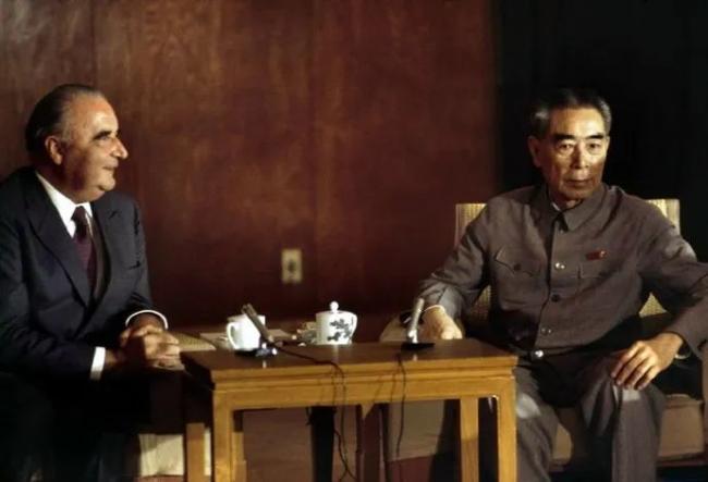 1973年的北京，法国总统蓬皮杜首次来华访问期间（摄影师布鲁诺·巴贝）