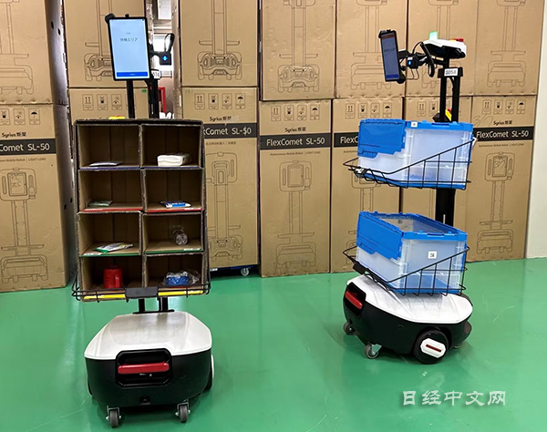 中国的物流机器人在日本“上岗”