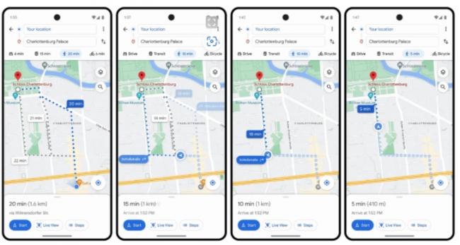 GoogleMaps 悄悄推出导航新模式