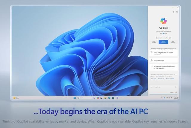 微软首批AI电脑来了！一键Copilot带飞