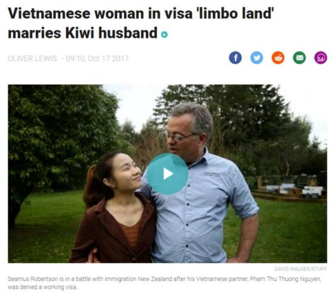 移民嫁新西兰公民 生娃了 仍被勒令离境