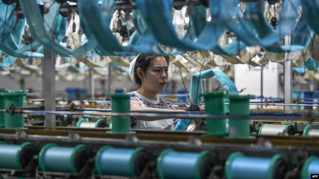 中国4月份制造业扩张减缓 失去增长势头