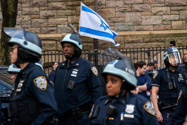 纽约市300抗议者被捕  警方在校园部署重兵