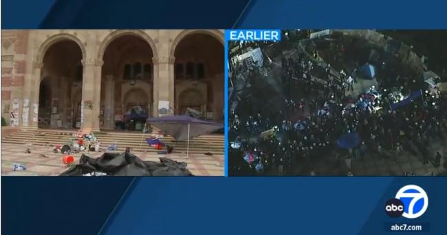 UCLA抗议升级!防暴警察强制清场,逮捕132人