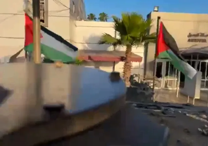 以軍攻進拉法 戰車輾向“巴勒斯坦國旗”影片曝