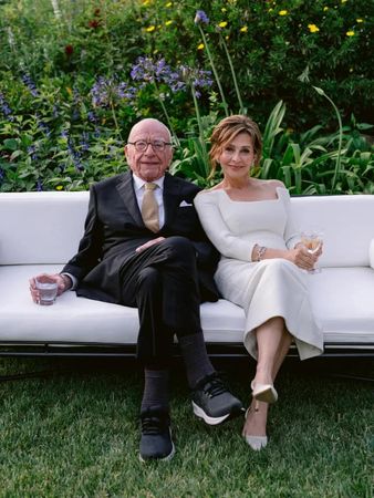 ▲▼93歲媒體大亨梅鐸(Rupert Murdoch)迎娶67歲退休分子生物學家朱可娃(Elena Zhukova)。(圖/翻攝自Facebook)