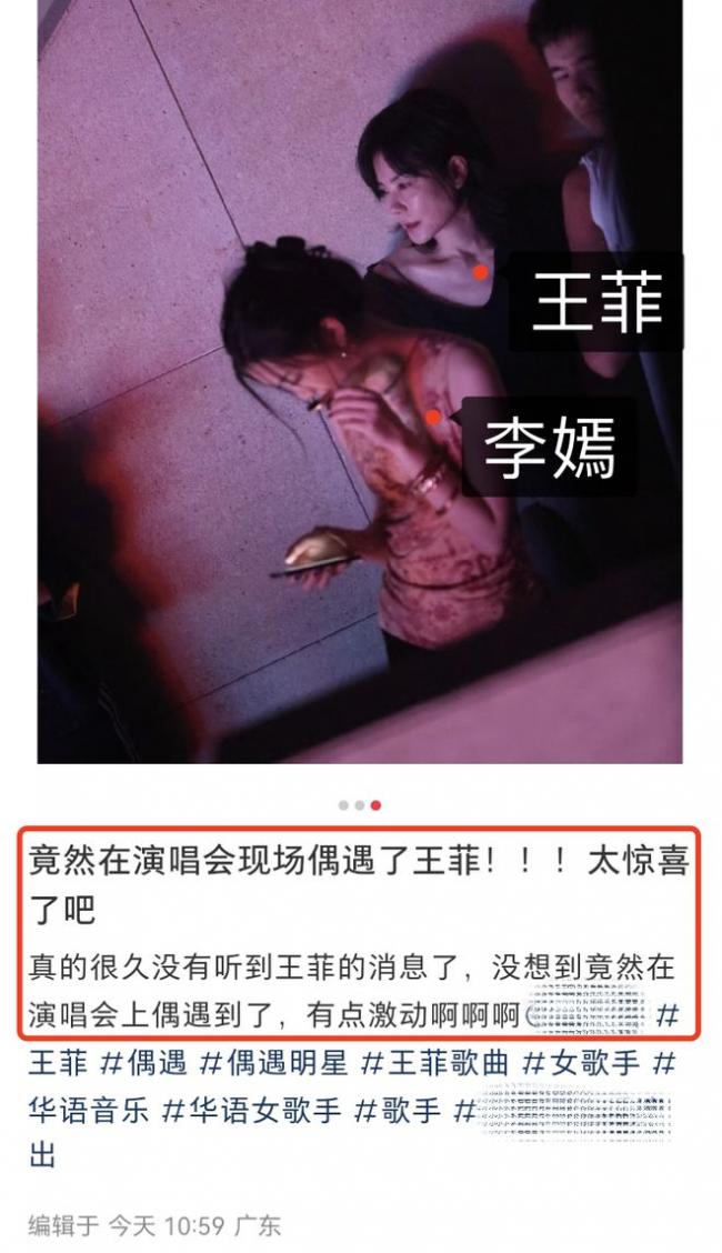 王菲带小女儿看演唱会 身材颜值看不出54岁 王菲带小女儿看演唱会 身材颜值看不出54岁