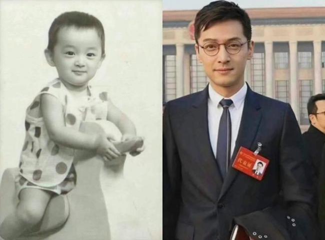 胡歌父亲节罕晒父子合影 童年胡歌好胖 胡歌父亲节罕晒父子合影 童年胡歌好胖