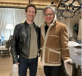 黄仁勋扎克伯格谈AI 现场一个举动掀高潮 黄仁勋扎克伯格谈AI 现场一个举动掀高潮