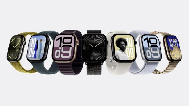 苹果发表会Apple Watch 历代最轻薄、萤幕最大 苹果发表会Apple Watch 历代最轻薄、萤幕最大