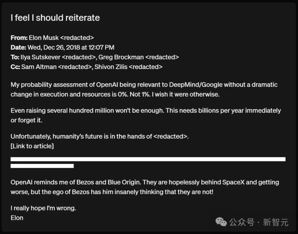 OpenAI官方爆料，长文开怼马斯克